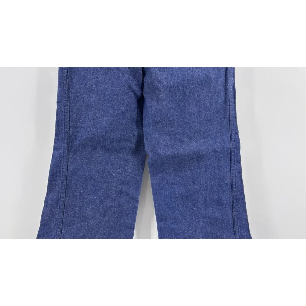 Vintage US Navy Seafarer Pants Bell Bottom Mens Denim Jeans Flare 25x30 Blue